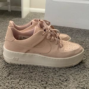 pale pink air force ones